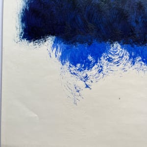 "Purple and Blue Abstract" by Elaine Kaufman Feiner 