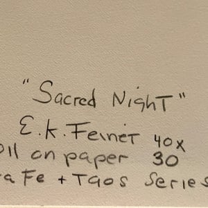 "Sacred Night" by Elaine Kaufman Feiner 