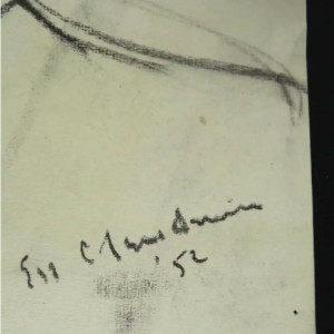 Modernist Portrait of a Man by Eve Clendenin 