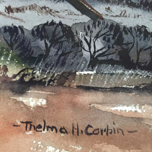 Hillside Farm by Thelma Corbin Moody 