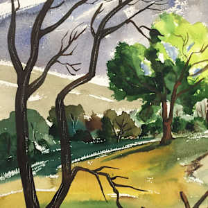 Farmhouse by Thelma Corbin Moody 