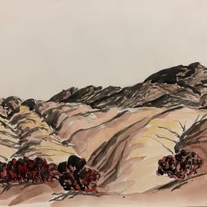 Red Landscape by Frank J Bette 