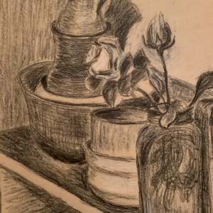 Rose in Jar by Frank J Bette 