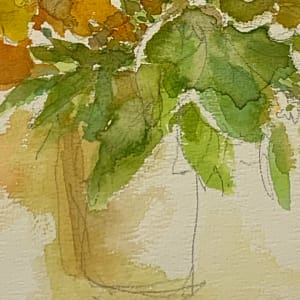 "Yellow & Orange Floral 2" by Unknown 