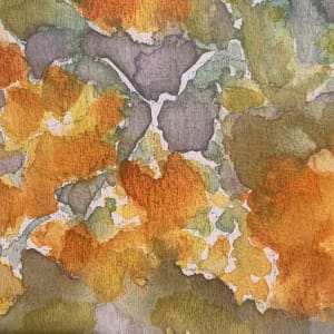 "Yellow & Orange Floral 5" by Unknown 