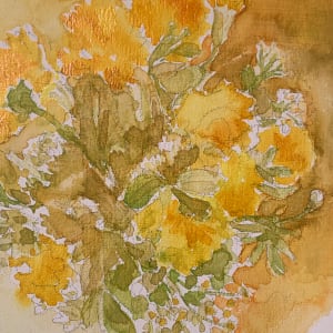 "Yellow & Orange Floral 6" by Unknown 
