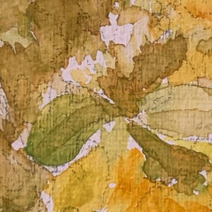 "Yellow & Orange Floral 6" by Unknown 