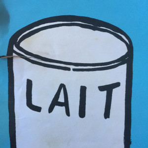 Vintage French Food Silkscreen "Croissance Entretien" 