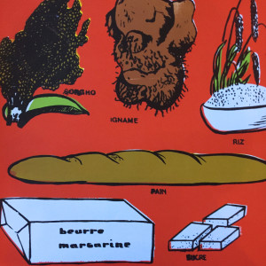 Vintage French Food Silkscreen "Force Energie" 