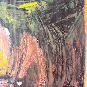 Red at Top Abstract by Gloria Dudfield 