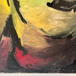 Yellow Purple Figure by Gloria Dudfield 