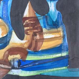 Blue Abstract by Garcia Wella 