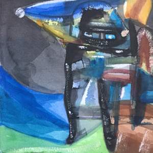 Blue Abstract by Garcia Wella 