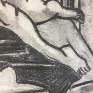 1950's Charcoal Female Nude 2 Henry Woon by Henry Woon 