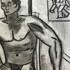 Charcoal Man by Henry Woon 