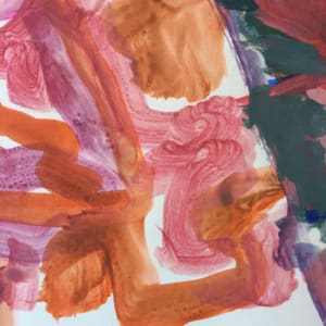 1970's Gouache & Encaustic Figurative by Irene Halpern 