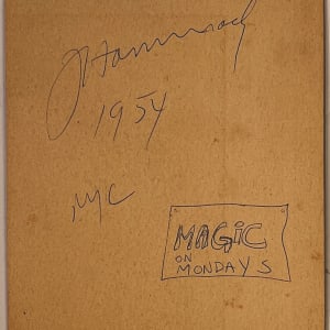 1954 "Magic on Mondays" Ink and Gouache Abstract Jack Hammack by Jack Hammack 