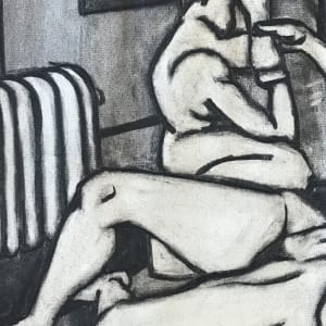 Nude on Mattress by Fredrick Reichman 
