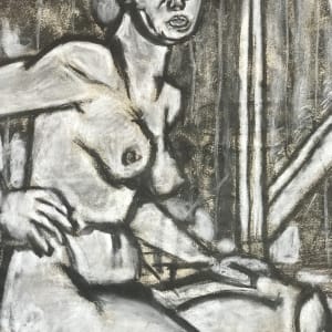 Nude in Barn by John Bowers 