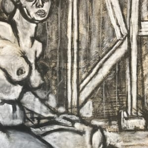 Nude in Barn by John Bowers 