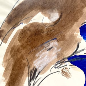 "Female Nude with Blue" by Jack Hooper 