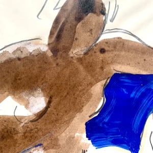 "Female Nude with Blue" by Jack Hooper 