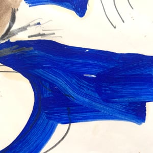 "Female Nude with Blue" by Jack Hooper 