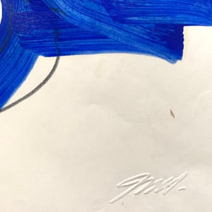 "Female Nude with Blue" by Jack Hooper 