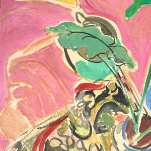 Plant Still Life in Pink by Jack Hooper 