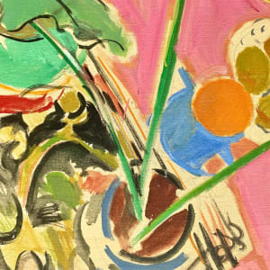 Plant Still Life in Pink by Jack Hooper 