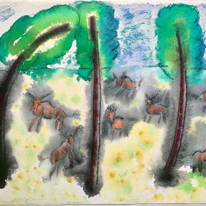 "Trees and Bulls" by Jack Hooper 