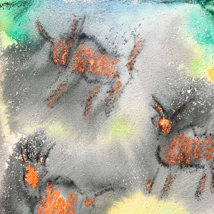 "Trees and Bulls" by Jack Hooper 