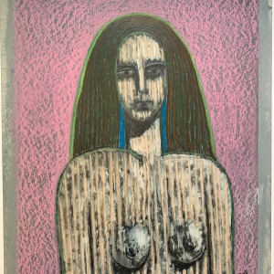 "Woman with Blue Earrings" by Jack Hooper 