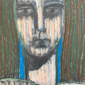 "Woman with Blue Earrings" by Jack Hooper 