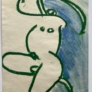 "Green and Blue Nude I" by Jack Hooper 