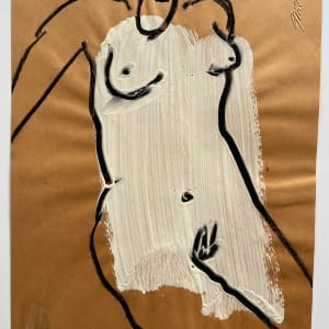 "Female Nude with White Paint" by Jack Hooper 