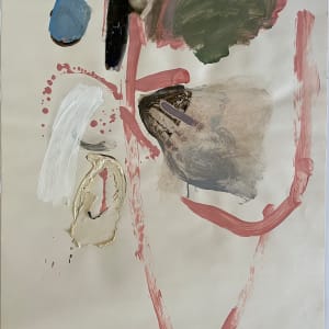 "Abstract with Pink Drips" by Selma Moskowitz