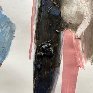 "Abstract with Pink Drips" by Selma Moskowitz 
