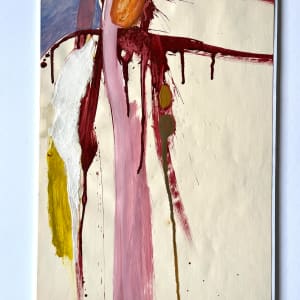 "Abstract Orange Sun" by Selma Moskowitz 