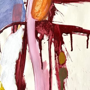 "Abstract Orange Sun" by Selma Moskowitz 