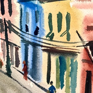 "City Street Scene" by Josephine Landor 
