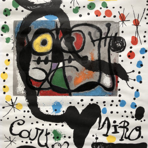 Vintage Exhibition Poster from Galerie Maeght for Joan Miró by Joan Miró