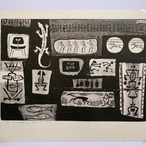 "Cave Drawings" by Jerry & Ruth Opper Estate 