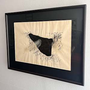 1958 Ink Collage "#1" by James Spencer Russell 