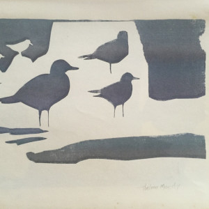 Three Little Bird Just Blue by Thelma Moody 