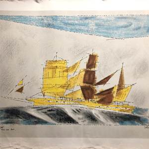 Vision Einer Bark by Lyonel Feininger