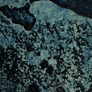 1960s Blue Collage Intaglio Etching NY Artist Myril Adler by Myril Adler 