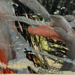 1960s Mixed Media Abstract  NY Artist Myril Adler by Myril Adler 