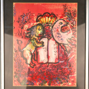 "Jerusalem Windows: Tablets of the Law" by Marc Chagall 