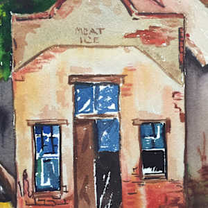 Meat & Ice Store by Thelma Corbin Moody 